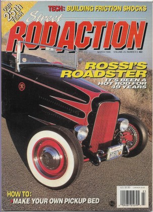 STREET ROD ACTION 1996 MAR - ROSSI'S ROADSTER, DIY PICKUP BED, '40 FORD PHANTOM 